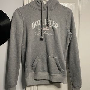 Grey hollister hoodie